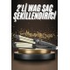 İkili Wag Maşa Saç Şekillendirici Seramik Kaplama Isı Ayarlı