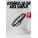 Sensörlü Şarjlı Type-c Şarj Işıklı Kafa Lambası Kamp Lambası