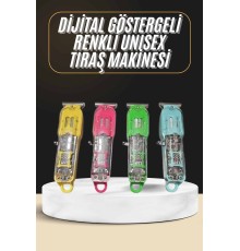 Tıraş Makinesi Renkli Dijital Göstergeli Epilasyon Öncesi Kısaltma Makinesi