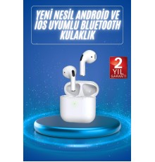 4.Nesil Bluetooth Kulaklık Yüksek Ses Kaliteli Dokunmatik Kontrol Özellikli