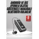 Makaralı Kulaklık SD Kart Girişli Dijital Göstergeli Kablolu Bluetooth Kulaklık