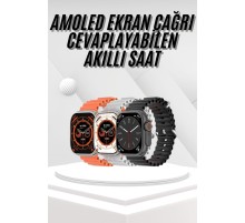 Akıllı Saat Bleutooth Bağlantılı Akıllı Saat Amoled Ekran 49 MM