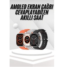 Akıllı Saat Bleutooth Bağlantılı Akıllı Saat Amoled Ekran 49 MM
