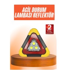 Reflektör Güneş Enerjili Taşınabilir Portatif Acil Güvenlik Işığı Araba Acil Uyarı Işığı