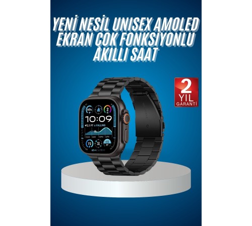 Akıllı Saat 3 Kordonlu Waterproof Adımsayar, Titreşim ve GPS Özelliği