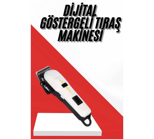 Profesyonel Şarjlı Tıraş Makinesi Turbo Kablosuz Saç Kesme Makinesi