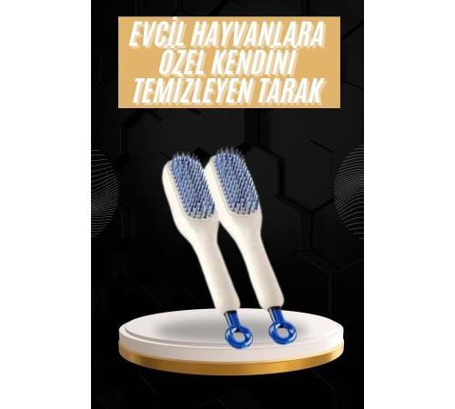 Kolay Temizlenen Fırçası Evcil Hayvanlara Özel Tüy Temizleme