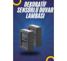Yeni Model Solar Çift Taraflı Duvar Lambası Dekoratif Duvar Lambası