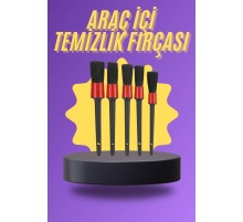 5 Parça Araç İçi Temizlik Fırçası Araç İçi-Dışı Temizleme Fırça Seti