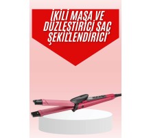 Saç Şekillendirici Düzleştirici ve Maşa Özellikli Şekillendirici Seramik Kaplama