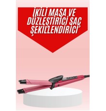 Saç Şekillendirici Düzleştirici ve Maşa Özellikli Şekillendirici Seramik Kaplama