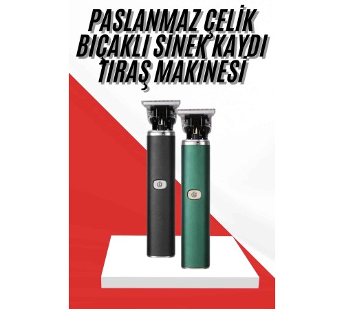 Saç Sakal Ense Paslanmaz Çelik T-Bıçak Vücut Tıraş Makinesi