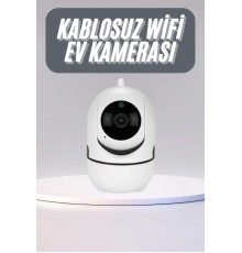 360° Full HD Akıllı Kamera Hareket Sensörlü Wifi Kamera Çocuk Güvenlik Kamerası