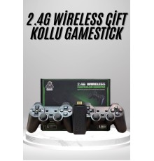 2.4g Uyumlu Kablosuz Çift Kol Atari Retro 20000 Oyun Game Stick