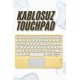 Bluetooth Touchpad Klavye 10.9 inch Kablosuz Wifi Q Klavye Slim