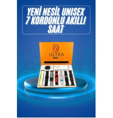 Akıllı Saat Çağrı Cevaplayabilen Unısex 7 Kordonlu Müzik Dinleme
