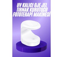 Seyehat Tipi Mini Oje Kurutucu Ultraviole Mor Işık Protez Tırnak Kurutucu