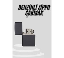 Çakmak Parlak Siyah Doldurulabilir Hedyelik Eşya