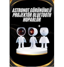 Gün Batımı Projektör Lamba Astronot Görünümlü Dekoratif Masa Lambası