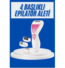 Profesyonel 4in1 Çok Amaçlı Epilasyon Aleti Şarjlı Pratik Taşınabilir