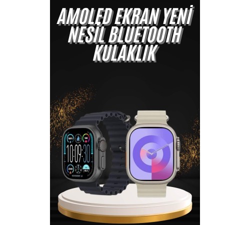Uyku ve Sağlık Takibi Yapabilen GPS Uyumlu Plastik Kordonlu Akıllı Saat