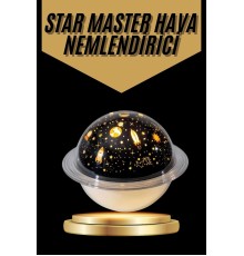 Hava Nemlendirici Renk Değiştiren Oda Kokusu Yıldızlı Projektör