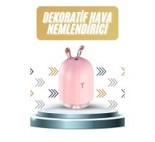 Led Işıklı Hava Nemlendirici Buhar Makinesi Dekoratif Aromaterapi