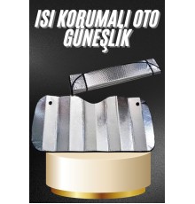 Araba Ön Cam Güneşliği Katlanabilir Oto Güneşlik Tüm Araç Modellerine Uygun