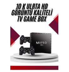10K Ultra Hd Video Oyun Konsolu Android Tv Box 2.4g Game Stick