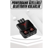 Kablosuz Bluetooth Kulaklık Powerbank Özellikli Göstergeli Hd Mikrofon