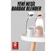 Taşınabilir Kablosuz Şarjlı Kişisel Smoothie El Blender Mini Meyve Sıkacağı