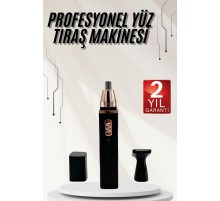 Kulak Burun Tıraş Makinesi Taşınabilir Şarjlı 3 Başlıklı Uzun Ömürlü