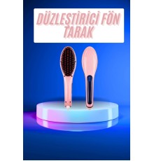 Saç Düzleştirici Tarak Dijital Göstergeli Seramik Kaplama Sıkı Dişli