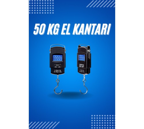 50 Kg Dijital El Terazisi Cep Tartısı El Kantarı Terazi