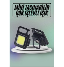 Mıknatıslı Parlak Led Işık 3 Fonksiyonlu Şarj edilebilir Ledli Mini Taşınabilir