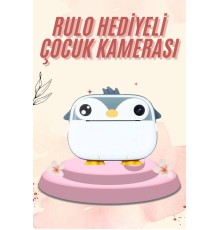 Dijital HD Video Kamera Çocuk Fotoğraf Makinesi  Anlık Termal Rulo
