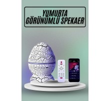 Yumurta Görünümlü Masa ve Gece Lambası Renk Değiştirebilen Projektör