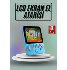 666 Oyunlu Retro El Konsolu Atari 3.5 İnç Taşınabilir Oyun Konsolu