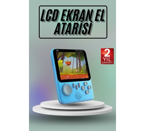 666 Oyunlu Retro El Konsolu Atari 3.5 İnç Taşınabilir Oyun Konsolu