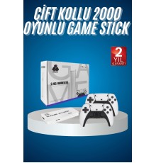 2.4 GHZ Oyun Konsolu Çift Konsol 4K Ultra Hd Game Stick