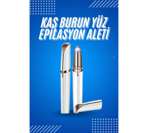 Tüy Kıl Alma Kaş Bıyık Unisex Yüz Bakım Epilasyon Aleti Pilli