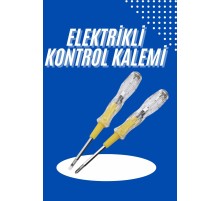 Çift Uçlu Kontrol Kalemi Elektrik Test Kalemi Şeffaf