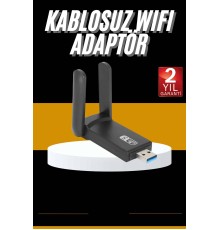 Mbps Wifi Alıcı Kablosuz Wifi Adaptörü Çift Band Çift Antenli