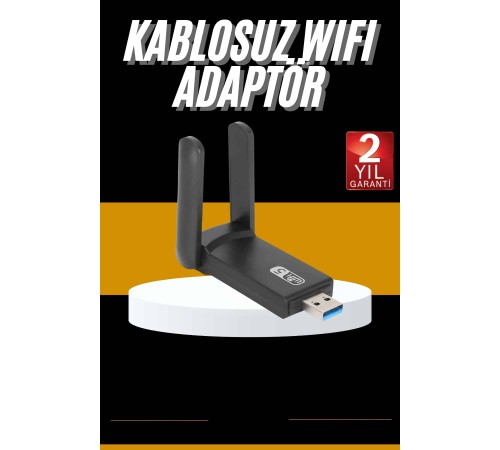 Mbps Wifi Alıcı Kablosuz Wifi Adaptörü Çift Band Çift Antenli