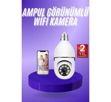Güvenlik Kamerası Wi-Fi Özellikli 360 Derece Full Hd 1080p Ampül Kamera