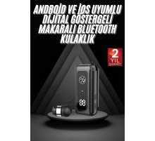 Makaralı Bluetooth Kulaklık Telefon Uyumlu Makaralı TF Kart Girişli Güç Göstergeli