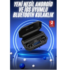 Yeni Nesil Android ve İOS Uyumlu Siyah Profesyonel  Kulaklığı