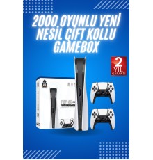 4K HD Klasik Retro Game Box 3000 Oyunlu Çift Kollu Çift Kişilik Oyun Konsolu