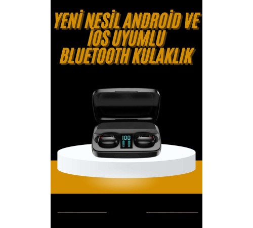 Kablosuz Dijital Göstergeli Çağrı Cevaplayabilen TWS 5.0 Bluetooth Kulaklık
