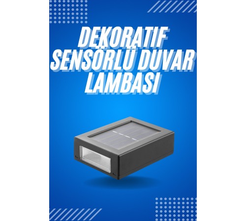 Solar Güneş Enerjili Çift Taraflı Duvar Lambası Çift Taraflı Duvar Lamba Güneş Enerjili